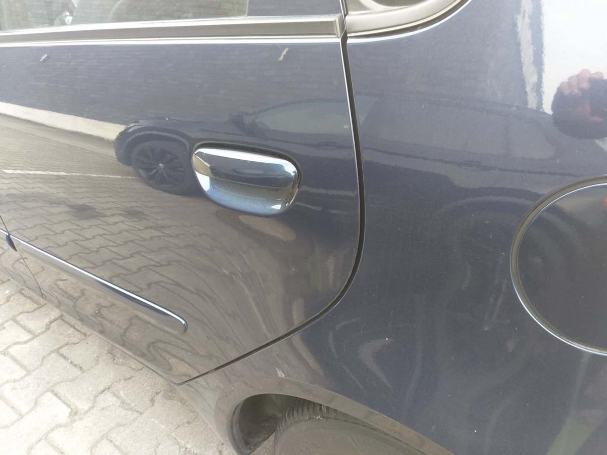 Mitsubishi Colt Z30 original Tür hinten links T43 Blau Rohbau Bj.2005